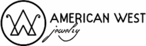 AW AMERICAN WEST JEWELRY Logo (USPTO, 31.05.2018)