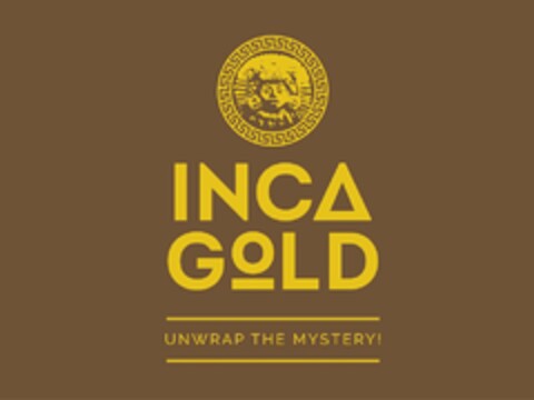 INCA GOLD UNWRAP THE MYSTERY! Logo (USPTO, 05.07.2018)