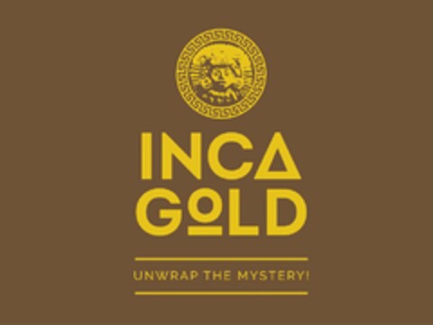 INCA GOLD UNWRAP THE MYSTERY! Logo (USPTO, 07/05/2018)