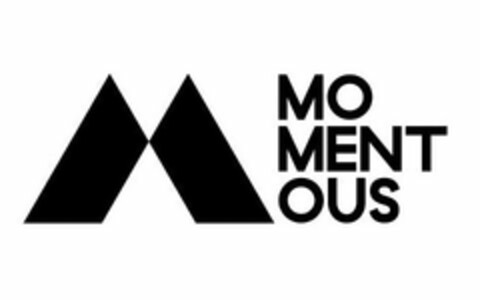 M MOMENTOUS Logo (USPTO, 08/09/2018)