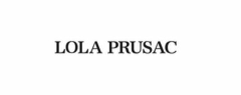 LOLA PRUSAC Logo (USPTO, 09.01.2019)