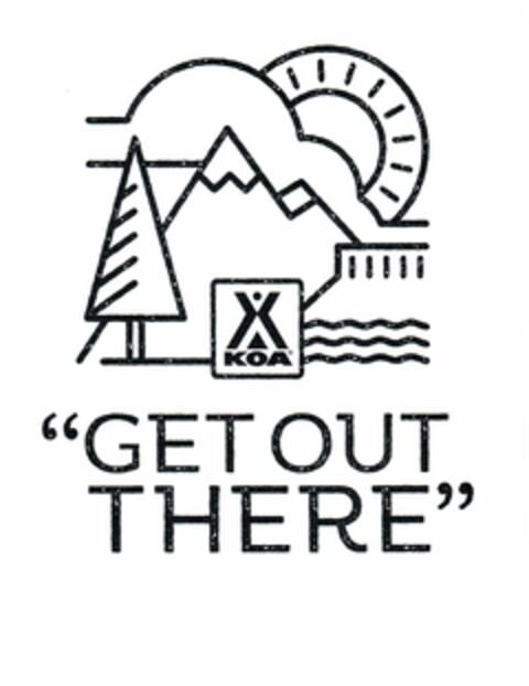 KOA "GET OUT THERE" Logo (USPTO, 05.03.2019)