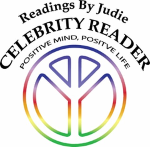 READINGS BY JUDIE CELEBRITY READER POSITIVE MIND, POSITIVE LIFE Logo (USPTO, 12/13/2019)