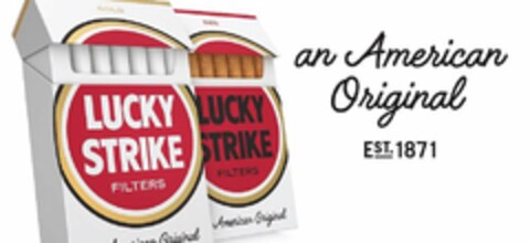 GOLD LUCKY STRIKE FILTERS AMERICAN ORIGINAL RED LUCKY STRIKE FILTERS AMERICAN ORIGINAL AN AMERICAN ORIGINAL EST. 1871 Logo (USPTO, 07.04.2020)