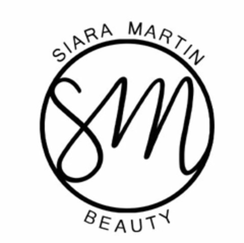 SIARA MARTIN BEAUTY SM Logo (USPTO, 06/12/2020)