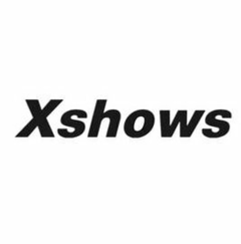 XSHOWS Logo (USPTO, 08/14/2020)