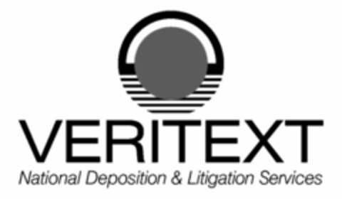 VERITEXT NATIONAL DEPOSITION & LITIGATION SERVICES Logo (USPTO, 03/11/2010)