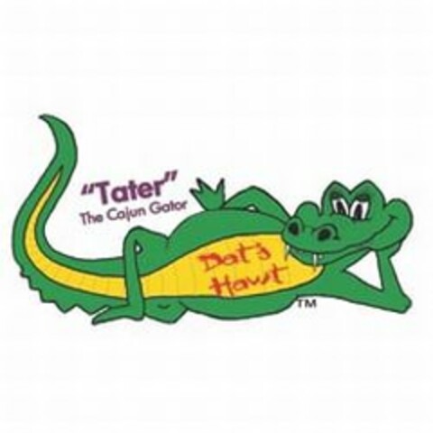 "TATER" THE CAJUN GATOR DAT'S HAWT Logo (USPTO, 13.10.2010)