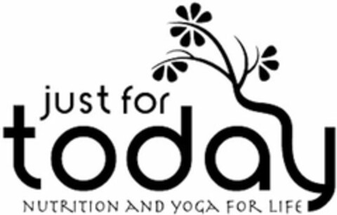 JUST FOR TODAY NUTRITION AND YOGA FOR LIFE Logo (USPTO, 14.04.2011)