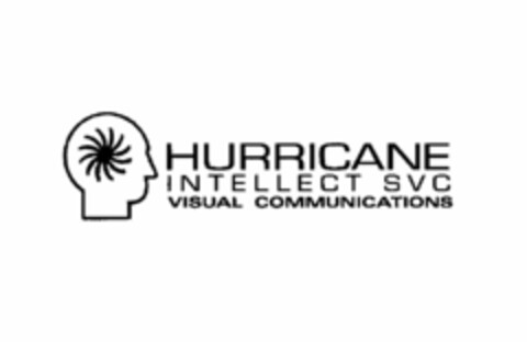 HURRICANE INTELLECT SVC VISUAL COMMUNICATIONS Logo (USPTO, 05/25/2011)