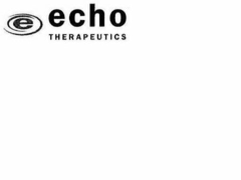 E ECHO THERAPEUTICS Logo (USPTO, 27.05.2011)