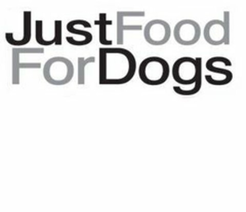 JUSTFOODFORDOGS Logo (USPTO, 21.09.2011)