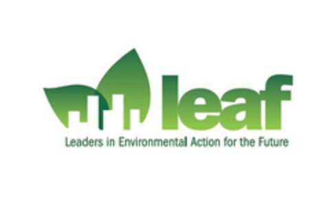 LEAF LEADERS IN ENVIRONMENTAL ACTION FOR THE FUTURE Logo (USPTO, 12/22/2011)