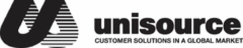 U UNISOURCE CUSTOMER SOLUTIONS IN A GLOBAL MARKET Logo (USPTO, 08.02.2012)