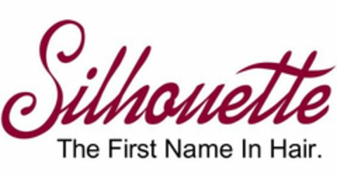 SILHOUETTE THE FIRST NAME IN HAIR. Logo (USPTO, 17.04.2012)