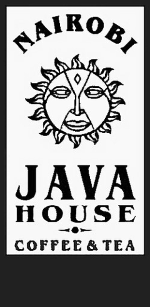 NAIROBI JAVA HOUSE COFFEE & TEA Logo (USPTO, 06/27/2012)