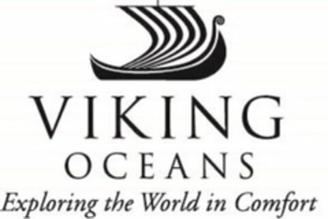 VIKING OCEANS EXPLORING THE WORLD IN COMFORT Logo (USPTO, 04/25/2013)
