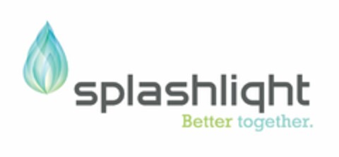 SPLASHLIGHT BETTER TOGETHER. Logo (USPTO, 10.09.2013)