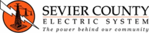 SEVIER COUNTY ELECTRIC SYSTEM THE POWERBEHIND OUR COMMUNITY Logo (USPTO, 18.12.2013)