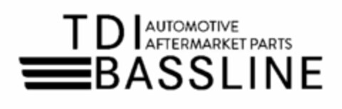 TDI BASSLINE AUTOMOTIVE AFTERMARKET PARTS Logo (USPTO, 02/20/2014)