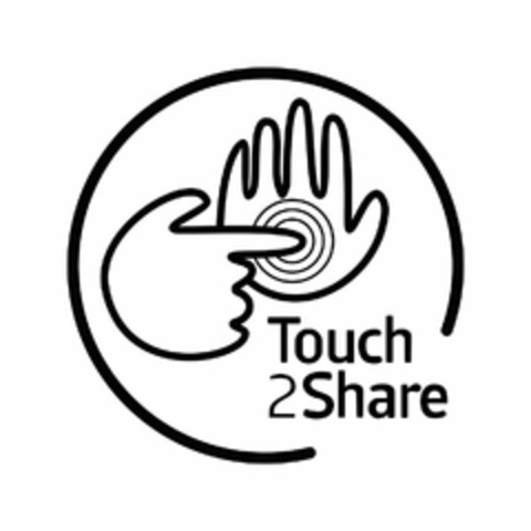 TOUCH 2SHARE Logo (USPTO, 05/29/2015)