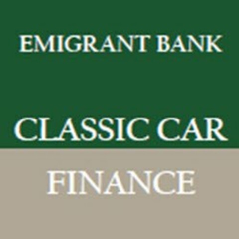EMIGRANT BANK CLASSIC CAR FINANCE Logo (USPTO, 01.06.2015)