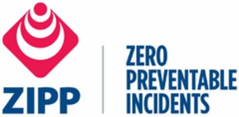 ZIPP ZERO PREVENTABLE INCIDENTS Logo (USPTO, 12/22/2015)