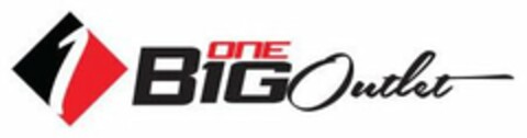 1 ONE BIGOUTLET Logo (USPTO, 22.08.2016)