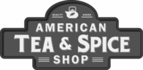 QUALITY GOODS AMERICAN TEA & SPICE SHOP Logo (USPTO, 25.08.2016)