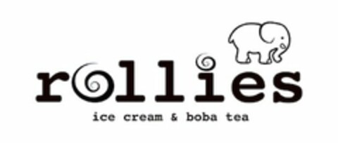 ROLLIES ICE CREAM & BOBA TEA Logo (USPTO, 06/26/2017)