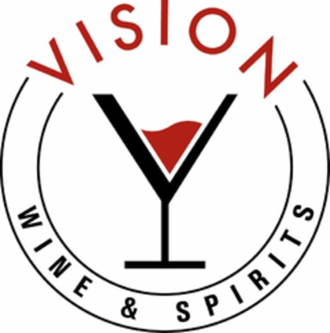 VISION WINE & SPIRITS Logo (USPTO, 14.07.2017)