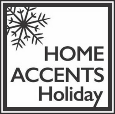 HOME ACCENTS HOLIDAY Logo (USPTO, 26.02.2018)