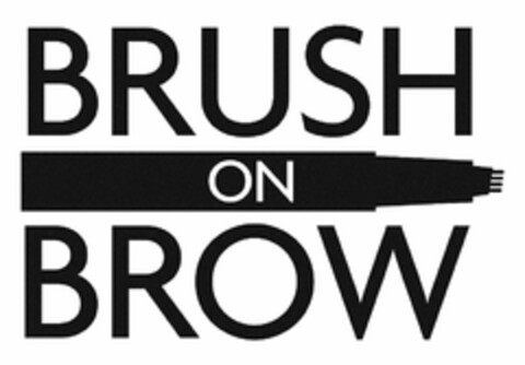 BRUSH ON BROW Logo (USPTO, 28.03.2018)