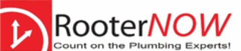 ROOTERNOW COUNT ON THE PLUMBING EXPERTS! Logo (USPTO, 11.07.2018)