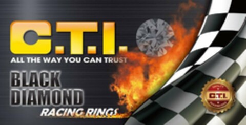 C.T.I. ALL THE WAY YOU CAN TRUST BLACK DIAMOND RACING RINGS Logo (USPTO, 31.08.2018)