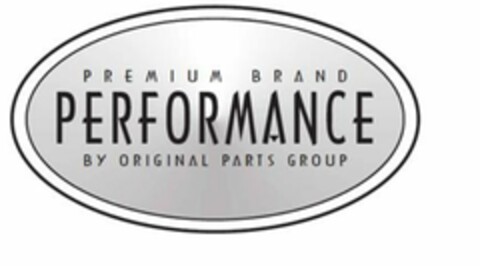 PREMIUM BRAND PERFORMANCE BY ORIGINAL PARTS GROUP Logo (USPTO, 14.02.2019)