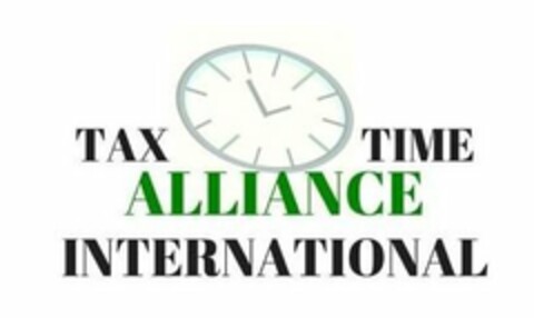 TAX TIME ALLIANCE INTERNATIONAL Logo (USPTO, 03/18/2019)