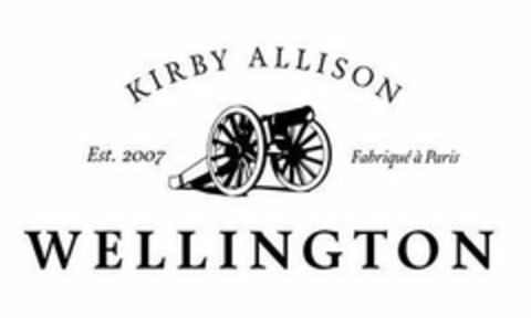 KIRBY ALLISON EST. 2007 WELLINGTON Logo (USPTO, 20.05.2019)