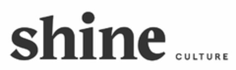 SHINE CULTURE Logo (USPTO, 09/16/2019)