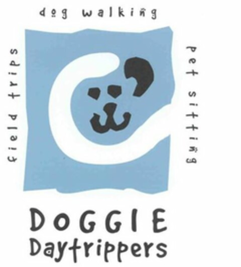 DOG WALKING PET SITTING DOGGIE DAYTRIPPERS Logo (USPTO, 23.01.2009)