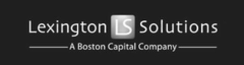 LEXINGTON LS SOLUTIONS A BOSTON CAPITAL COMPANY Logo (USPTO, 07.05.2009)