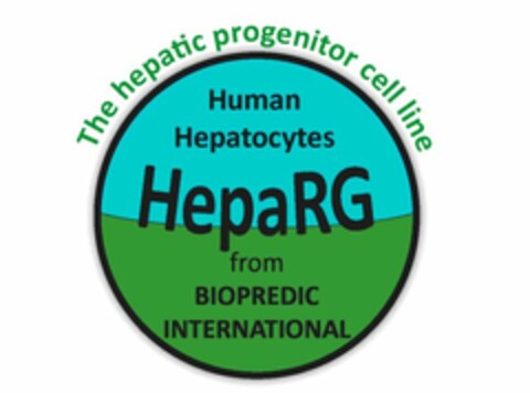 THE HEPATIC PROGENITOR CELL LINE HUMAN HEPATOCYTES HEPARG FROM BIOPREDIC INTERNATIONAL Logo (USPTO, 04.06.2009)