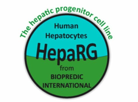 THE HEPATIC PROGENITOR CELL LINE HUMAN HEPATOCYTES HEPARG FROM BIOPREDIC INTERNATIONAL Logo (USPTO, 06/04/2009)