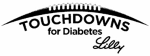 TOUCHDOWNS FOR DIABETES LILLY Logo (USPTO, 11/06/2009)