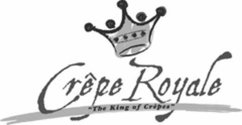 CREPE ROYALE "THE KING OF CREPES" Logo (USPTO, 25.02.2010)