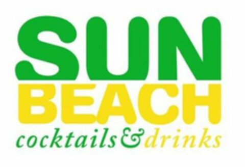 SUN BEACH COCKTAILS & DRINKS Logo (USPTO, 19.05.2010)