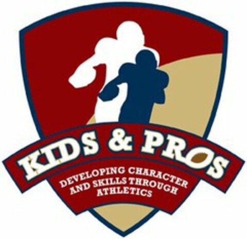 KIDS & PROS DEVELOPING CHARACTER AND SKILLS THROUGH ATHLETICS Logo (USPTO, 07.09.2010)