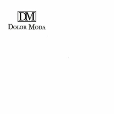 DM DOLOR MODA Logo (USPTO, 02/15/2011)