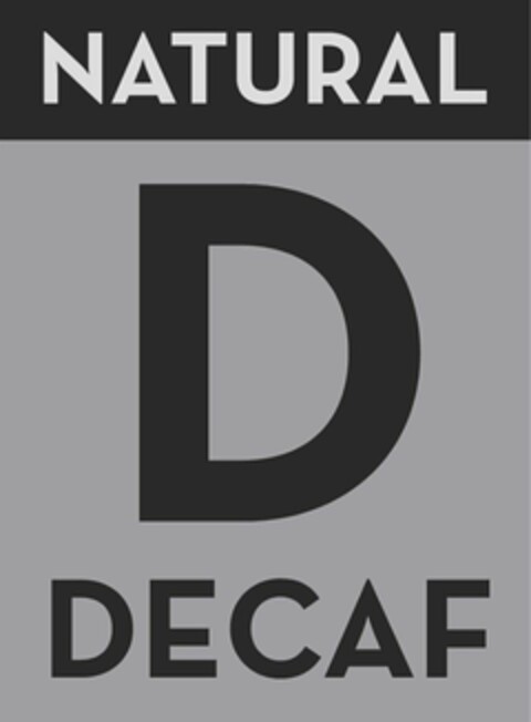 D DECAF NATURAL Logo (USPTO, 03/17/2011)