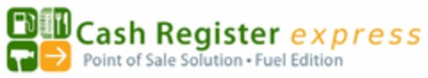CASH REGISTER EXPRESS POINT OF SALE SOLUTION FUEL EDITION Logo (USPTO, 06.07.2011)